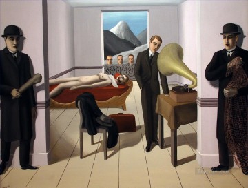 the menaced assassin 1927 Surrealism Oil Paintings
